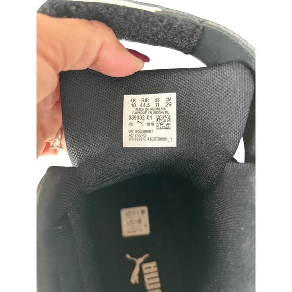 PUMA BMW M Motorsport R-CAT MID Sneaker Men's 11 Black White Leather Racing Shoe - Picture 8 of 9